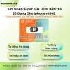 Sim Ghép USIM Super5G+ V5.1 All-in-One, Hỗ trợ 12/13/14/15/16e - 159.000₫
