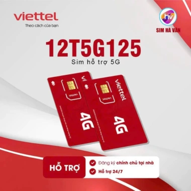 Sim Viettel 12T5G125 500GB/Tháng 12 Tháng Không Nạp Lắp Dùng Ngay Giá 1.34 Triệu 2