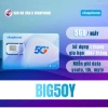 Sim Vinaphone 5G 0h 3.3 Voucher 100k - 12TD49, Big50y, U1.500, data tốc độ cao, eSIM, giá 480.000đ 5