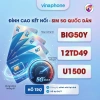 Sim Vinaphone 5G 12TD49 Big50y U1.500 - Tốc độ cao, eSIM, sim Hà Vân, giá 460.000 VND