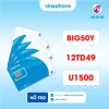 Sim Vinaphone 5G 12TD49 Big50y U1.500 - Tốc độ cao, eSIM, sim Hà Vân, giá 460.000 VND 2