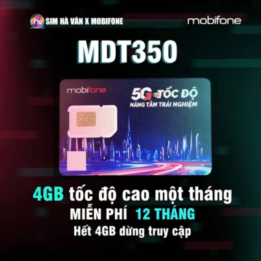 SIMCORE Sim 5G Mobifone tốc độ cao, hỗ trợ eSIM - Đầy đủ model, giá chỉ 560.000₫ 5