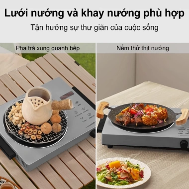 SIMMO Bếp Gốm Hồng Ngoại Cảm Ứng Đa Chức Năng 3.500W Thế Hệ 9 Không Kén Nồi - Nâng Cập Hoàn Toàn 3