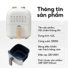 Simmo Nồi chiên không dầu 4.2L 1.200W công nghệ 360 chiên giảm 90% chất béo - Giá chỉ 479.000 VND 9