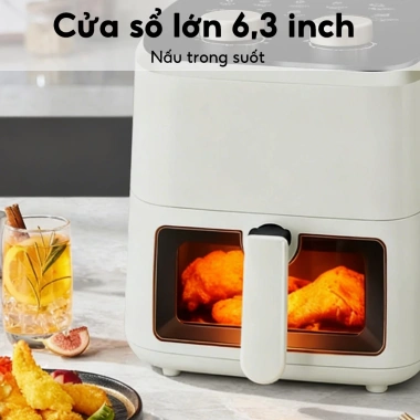 Simmo Nồi Chiên Không Dầu 8L Công Nghệ 360°, Giảm 90% Chất Béo, Giá 579.000₫