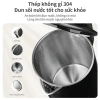 Simplus Ấm Đun Nước Dung Tích 1.7L 1.500W 2 lớp chống bỏng DRSH007 - Bảo hành 1 năm, đổi 1:1, chỉ 379.000₫ 3