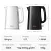 Simplus Ấm Đun Nước Dung Tích 1.7L 1.500W 2 lớp chống bỏng DRSH007 - Bảo hành 1 năm, đổi 1:1, chỉ 379.000₫ 9