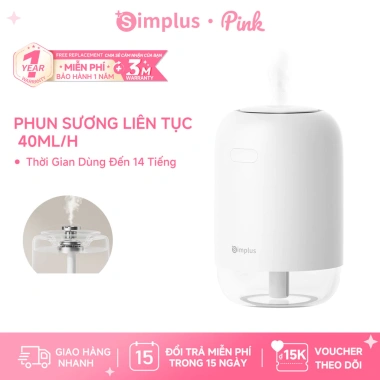 Simplus JASH005 Máy Tạo Ẩm Không Dây Dung Tích 250mL, Sạc Type‑C, Dùng Trên Xe và Bàn Làm Việc, Thời Gian Hoạt Động 14h