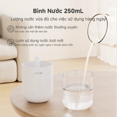 Simplus JASH005 Máy Tạo Ẩm Không Dây Dung Tích 250mL, Sạc Type‑C, Dùng Trên Xe và Bàn Làm Việc, Thời Gian Hoạt Động 14h 4 Simplus JASH005 Máy Tạo Ẩm Không Dây Dung Tích 250mL, Sạc Type‑C, Dùng Trên Xe và Bàn Làm Việc, Thời Gian Hoạt Động 14h 4