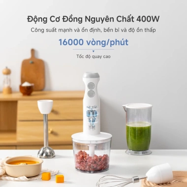 Simplus JBBA003 Máy Xay Cầm Tay Xay Thịt, Ép Trái Cây, Đánh Trứng – Giá 449.000₫ 7 Simplus JBBA003 Máy Xay Cầm Tay Xay Thịt, Ép Trái Cây, Đánh Trứng – Giá 449.000₫ 7