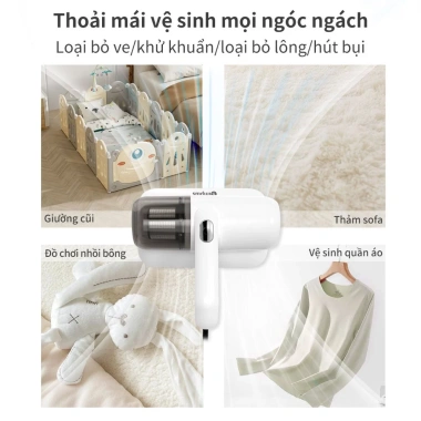 Simplus Máy Hút Bụi Giường Nệm 14.000Pa CMYH004 - Lực Hút Mạnh, Bảo Hành 1 Năm, Đổi 1, Giá 669.000₫ 8