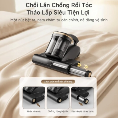Simplus máy hút bụi giường nệm CMYH007GY 2 cốc UV 18.000Pa 96k vòng/phút sấy khô HEPA F9 hương thơm - 1.189.000 VND
