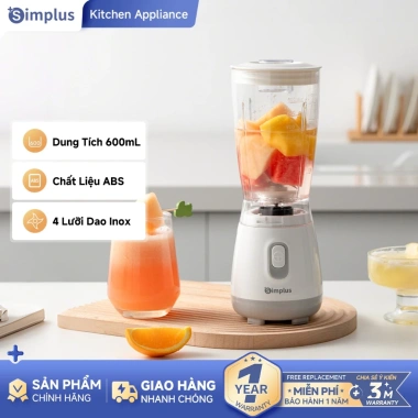 Simplus Máy xay đa năng 600ml Chất liệu cao cấp - Cối xay hạt LLJH004, Bảo hành 1 năm, 1 Đổi 1, Giá ưu đãi 419.000 VND