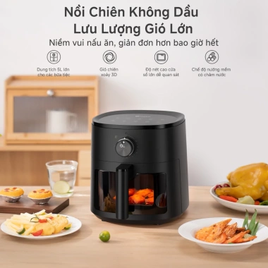 Simplus Nồi chiên không dầu 5L KQZG022 - Nhỏ gọn, tiết kiệm không gian, chỉ 1.09 triệu