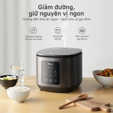 Simplus Nồi Cơm Điện Cảm Ứng 2.4L DFBA008 – Hẹn Giờ 24h, Bảo Hành 1 Năm, 13.9tr