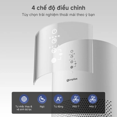 Simplus Pink AirCare A4 Máy lọc không khí CADR 300m³/h Bảo hành 2 năm 1 Đổi 1 - Giá 2.479.000₫ 6