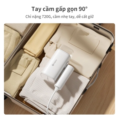 Simplus Pink Bàn là hơi nước cầm tay 180ml 1.200W gấp gọn GTJH020 - Bảo hành 1 năm 1 đổi 1 - Giá ưu đãi 441.900 VND