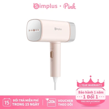 Simplus Pink Bàn là hơi nước cầm tay 180ml 1.200W gấp gọn GTJH020 - Bảo hành 1 năm 1 đổi 1 - Giá ưu đãi 441.900 VND 10 Simplus Pink Bàn là hơi nước cầm tay 180ml 1.200W gấp gọn GTJH020 - Bảo hành 1 năm 1 đổi 1 - Giá ưu đãi 441.900 VND 10