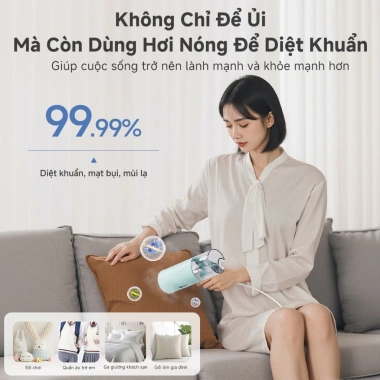Simplus Pink Bàn Là Hơi Nước Cầm Tay 210ml Gập Gọn Du Lịch - Bảo Hành 1 Năm, Đổi 1