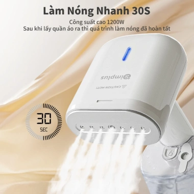 Simplus Pink Bàn Ủi Hơi Nước 1.200W - Bình 290ml, Phun Tự Động, Bảo Hành 1 Năm Đổi 1
