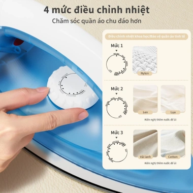 Simplus Pink Bàn ủi khô 1.000W - Nhanh nóng, bảo vệ quá nhiệt, GTJH005, Bảo hành 1 năm 1 đổi 1 - Giá chỉ 202.900 VND