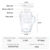 Simplus Pink Bình Lọc Nước Cầm Tay 3.5L LVSH001 Dung Tích Lớn Bảo Hành 1 Năm Đổi 1 9