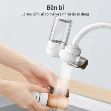 Simplus Pink JSQH005 Máy lọc nước tại vòi 7 tầng lọc, lõi gốm sứ, dễ vệ sinh, giảm 192.900 6 Simplus Pink JSQH005 Máy lọc nước tại vòi 7 tầng lọc, lõi gốm sứ, dễ vệ sinh, giảm 192.900 6