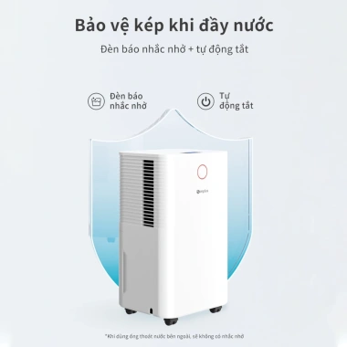 Simplus Pink Máy hút ẩm 12L/D Công suất lớn 3 chức năng cảm ứng Bảo hành 1 năm Đổi 1