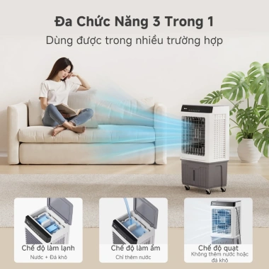 Simplus Pink Quạt điều hòa 24L – Điều khiển từ xa, Bảo hành 1 năm, 1 đổi 1 4