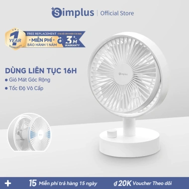 Simplus Quạt Để Bàn Mini DFSH014 Cổng Type-C - Bảo Hành 1 Năm 1 Đổi 1 Giá 426.900₫