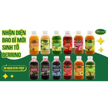 Sinh Tố Berino Xoài 1L - Bao bì mới, giá chỉ 130.000đ, giảm tới 39%