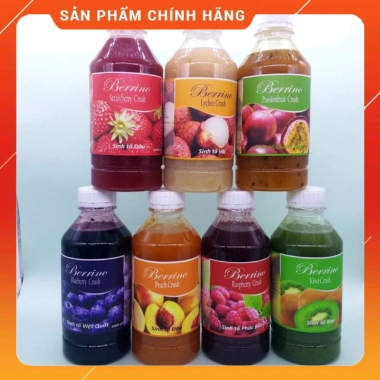 Sinh tố Berrino hương vị đa dạng 1L và Mứt Trái Cây tươi ngon, giảm giá chỉ 143.550 VND 3