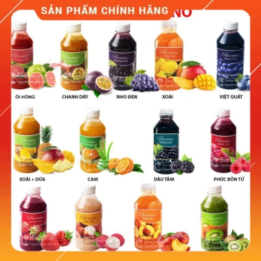 Sinh tố Berrino hương vị đa dạng 1L và Mứt Trái Cây tươi ngon, giảm giá chỉ 143.550 VND 9