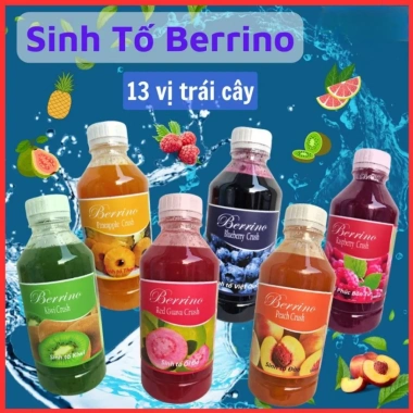 Sinh Tố Berrino Tươi Nguyên Chất Hương Trái Cây - Giá Ưu Đãi 138k, Thơm Ngon Tự Nhiên
