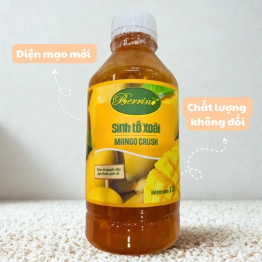 Sinh Tố Trái Cây Berrino 1L Đủ Hương Vị - Dùng Cho Pha Chế Đồ Uống, Giá Khuyến Mãi 138.844 VND 7
