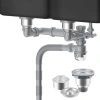Siphong chậu rửa bát 2 ngăn ống cứng, thiết kế chắc chắn, giá 552.328đ