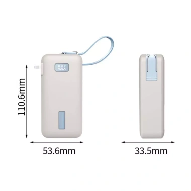 SIRENXI A1.637 - Ốp chống sốc, chống bụi, màu trơn mềm bảo vệ Anker Nano 3 10.000mAh 30W du lịch 2