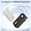 SIRENXI A1.637 - Ốp chống sốc, chống bụi, màu trơn mềm bảo vệ Anker Nano 3 10.000mAh 30W du lịch 7