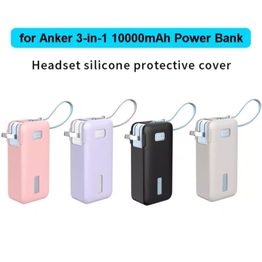 SIRENXI A1.637 - Ốp chống sốc, chống bụi, màu trơn mềm bảo vệ Anker Nano 3 10.000mAh 30W du lịch 8