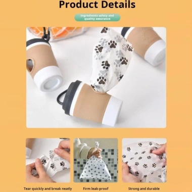 SIRENXI Túi Đựng Poop Chó Di Động, Thiết Kế Sáng Tạo, Thùng Rác Ngoài Trời, 43.340₫