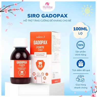 Siro Gadobax Forte 100ml Trẻ Em Tăng Cường Đề Kháng, Giảm Ốm Vặt - Giá Ưu Đãi 506.880 VND