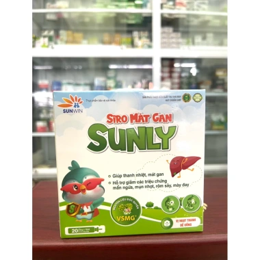 Siro Mát Gan SUNLY – Thanh Nhiệt, Giảm Mẩn Ngứa, Mày Đay, Rôm Sảy, HSD T4/2.027, 150.000 VND