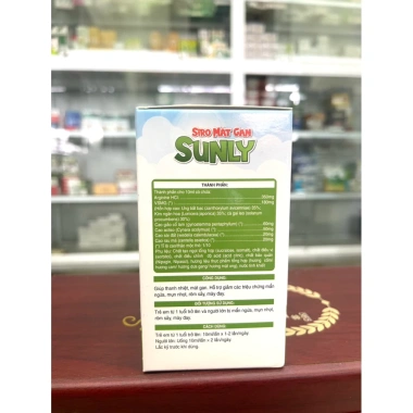 Siro Mát Gan SUNLY – Thanh Nhiệt, Giảm Mẩn Ngứa, Mày Đay, Rôm Sảy, HSD T4/2.027, 150.000 VND