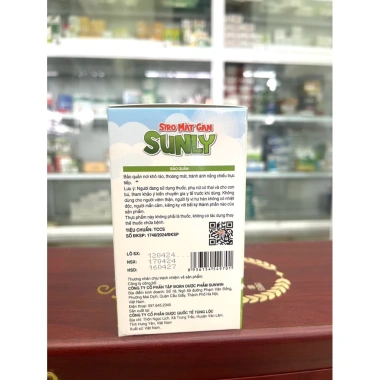 Siro Mát Gan SUNLY – Thanh Nhiệt, Giảm Mẩn Ngứa, Mày Đay, Rôm Sảy, HSD T4/2.027, 150.000 VND