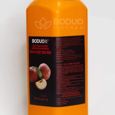 Siro Mật Ong Peach Boduo 2L - Pha Trà Sữa, Trà Trái Cây, Làm Bánh, Cocktail - Giá 216.600₫