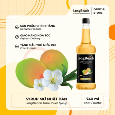 Siro Mơ Nhật Bản Ume Plum LongBeach 740ml - Giá chỉ 104.000₫, giảm từ 127.920, hương thơm ngọt cho đồ uống Siro Mơ Nhật Bản Ume Plum LongBeach 740ml - Giá chỉ 104.000₫, giảm từ 127.920, hương thơm ngọt cho đồ uống