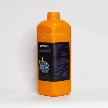Siro Việt Quất Boduo 2L – Nguyên liệu pha trà sữa, trà trái cây, bánh & cocktail, chỉ 216.800₫