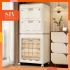 SIV Thùng Nhựa Đựng Quần Áo Gấp Gọn, Dung Tích Lớn, Bánh Xe Di Chuyển - Giá 599k