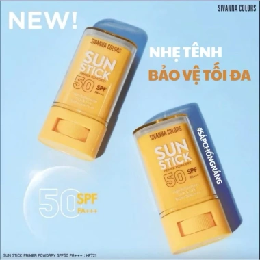 Sivanna Sun Stick Thailand HF721 - Thanh kem chống nắng SPF 50, không nhờn, 137.776₫