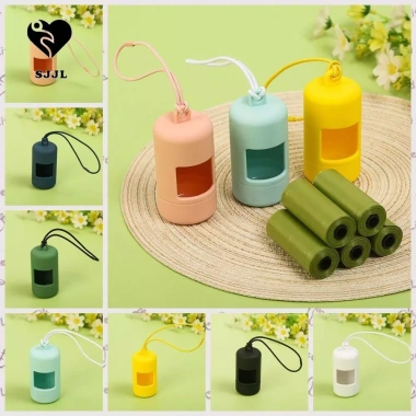 SJJL Túi Đựng Phân Chó Nhựa Màu Kẹo - Bền, Dây Treo, Tiện Lợi, Du Lịch Giá 55.000 VND